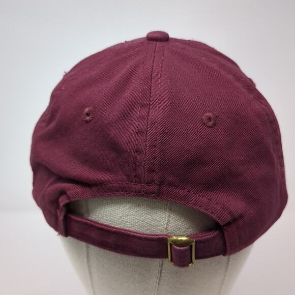 Lost Face Slideback Baseball Cap Red One Size Adjustable Embroidered Cotton - Picture 6 of 9